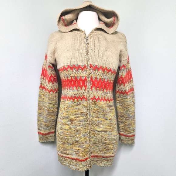 BDG Sweaters - BDG Guaranteed Tough Vintage Zip Cardigan Sweater Hoodie Pockets Y2K Small